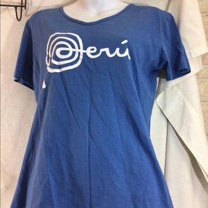 Woman’s Sz XL KATARI Blue Short Sleeve T Shirt